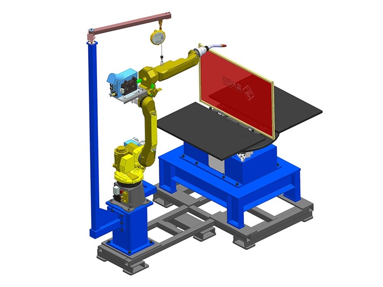 Double station of single axis displacement machine